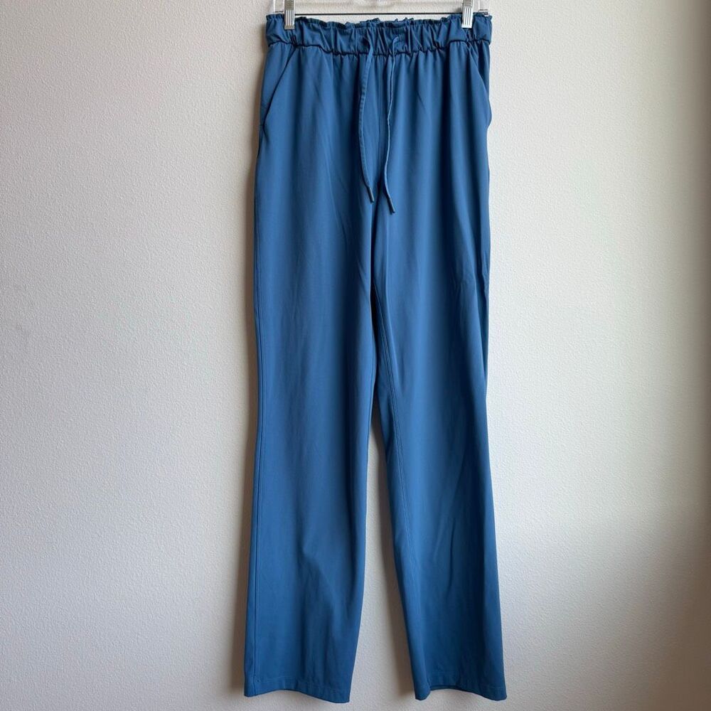Lululemon Stretch Luxtreme High Rise Pant Full Length Soft Denim Size 8 Medium